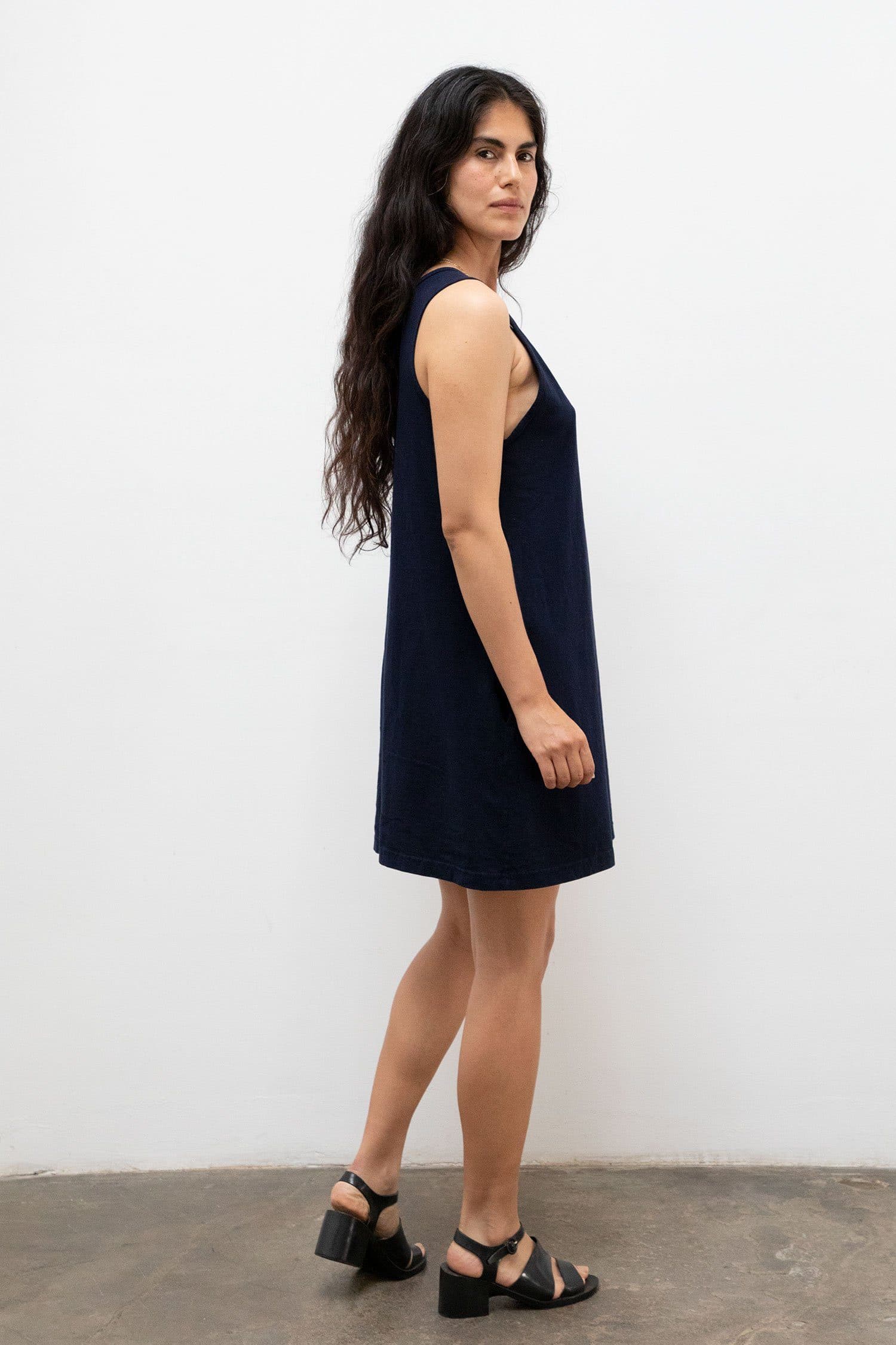 6.5 OZ GARMENT DYE TANK DRESS 11