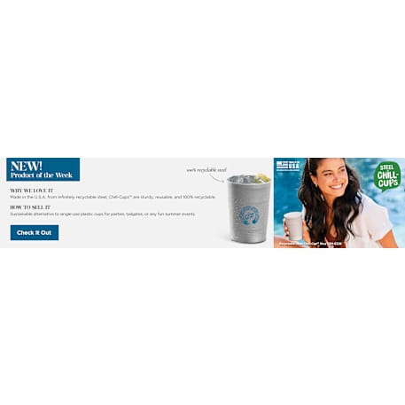 Recyclable Steel Chill-Cups™ 16oz 120