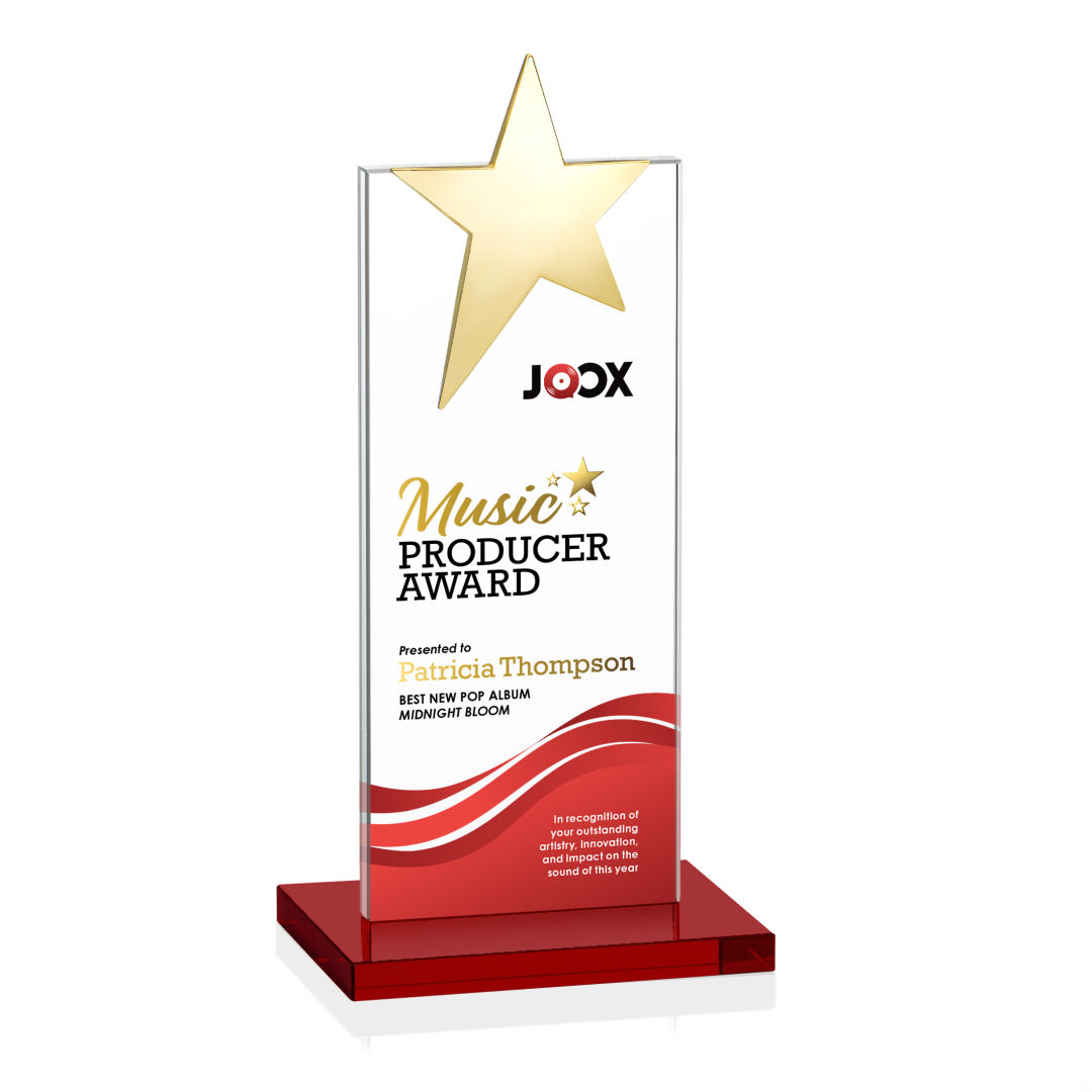 Bryanston Gold Star VividPrint™ Award - Red 6