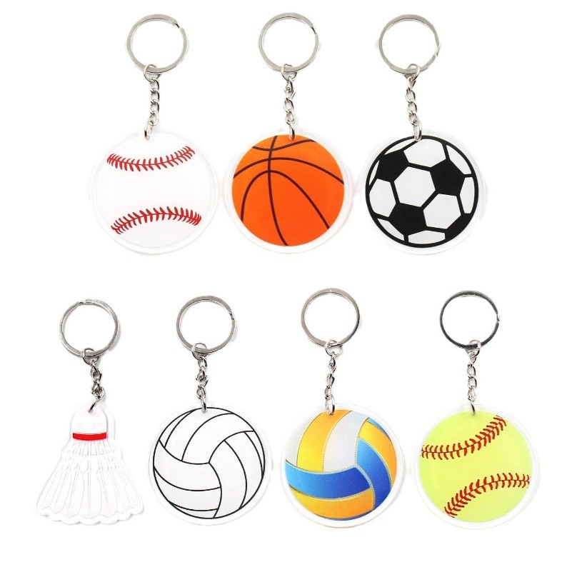 2" Custom 2D Acrylic Keychain– Full Color 5