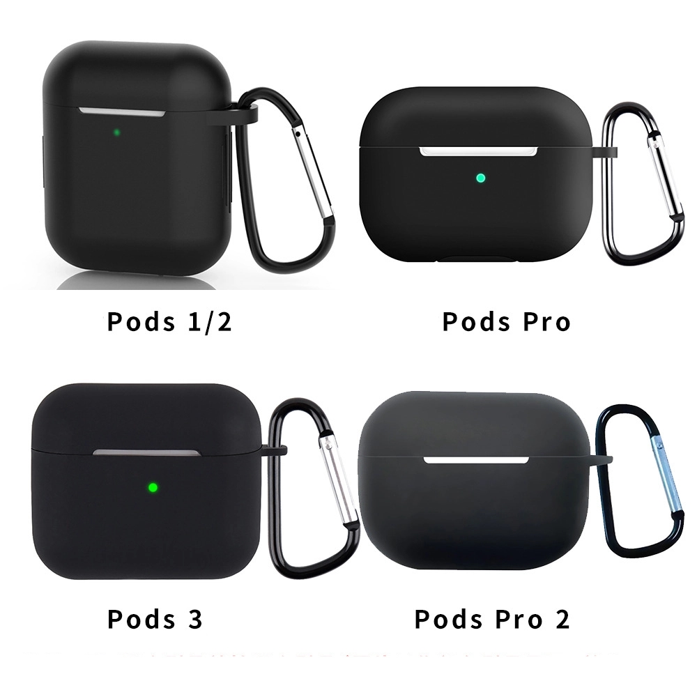 Silicone Earphone Case With Carabiner 5