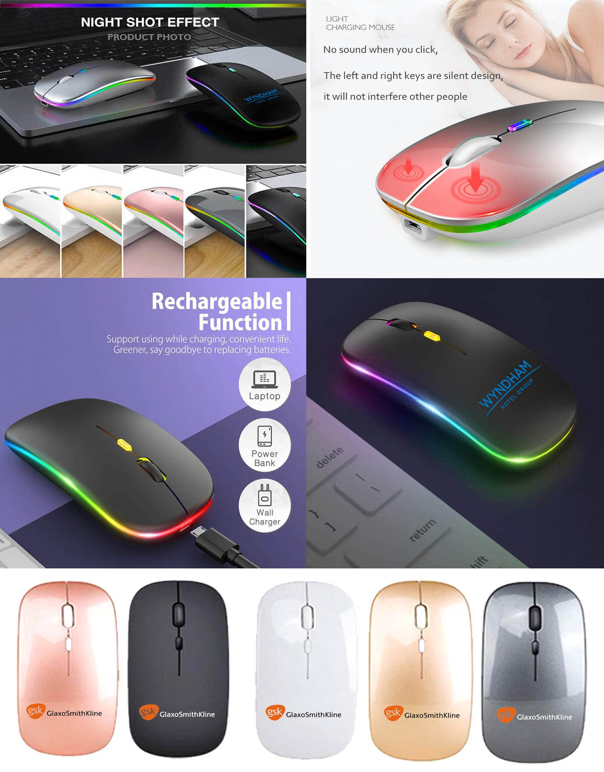 iBank ® LED Wireless Mouse with Built-in rechargeable battery 2