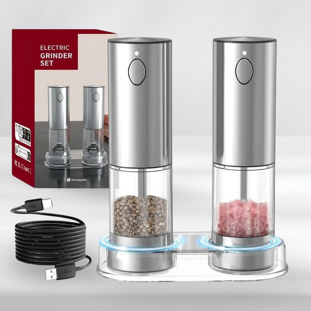 Electric Grinder Set – Adjustable Ceramic Grinders 2