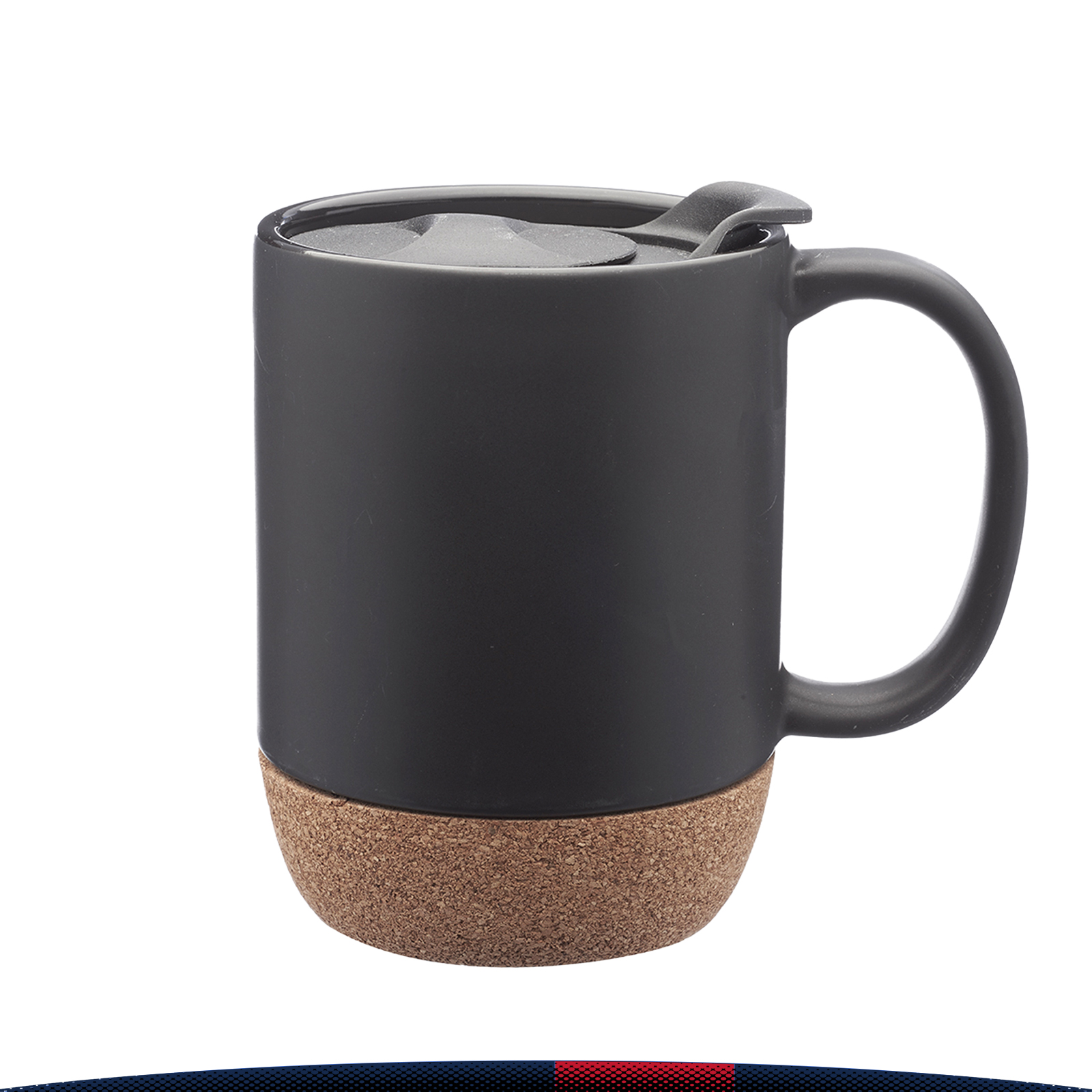 13 oz.Coffee Ceramic Mugs with Cork Bottom 5