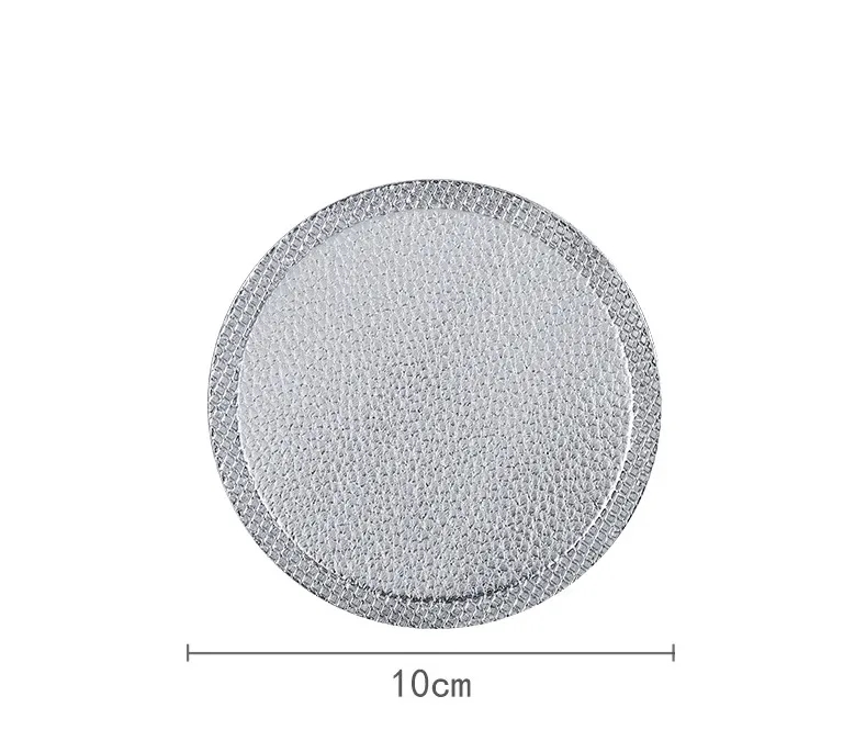 Leather Round 10CM Coaster 6