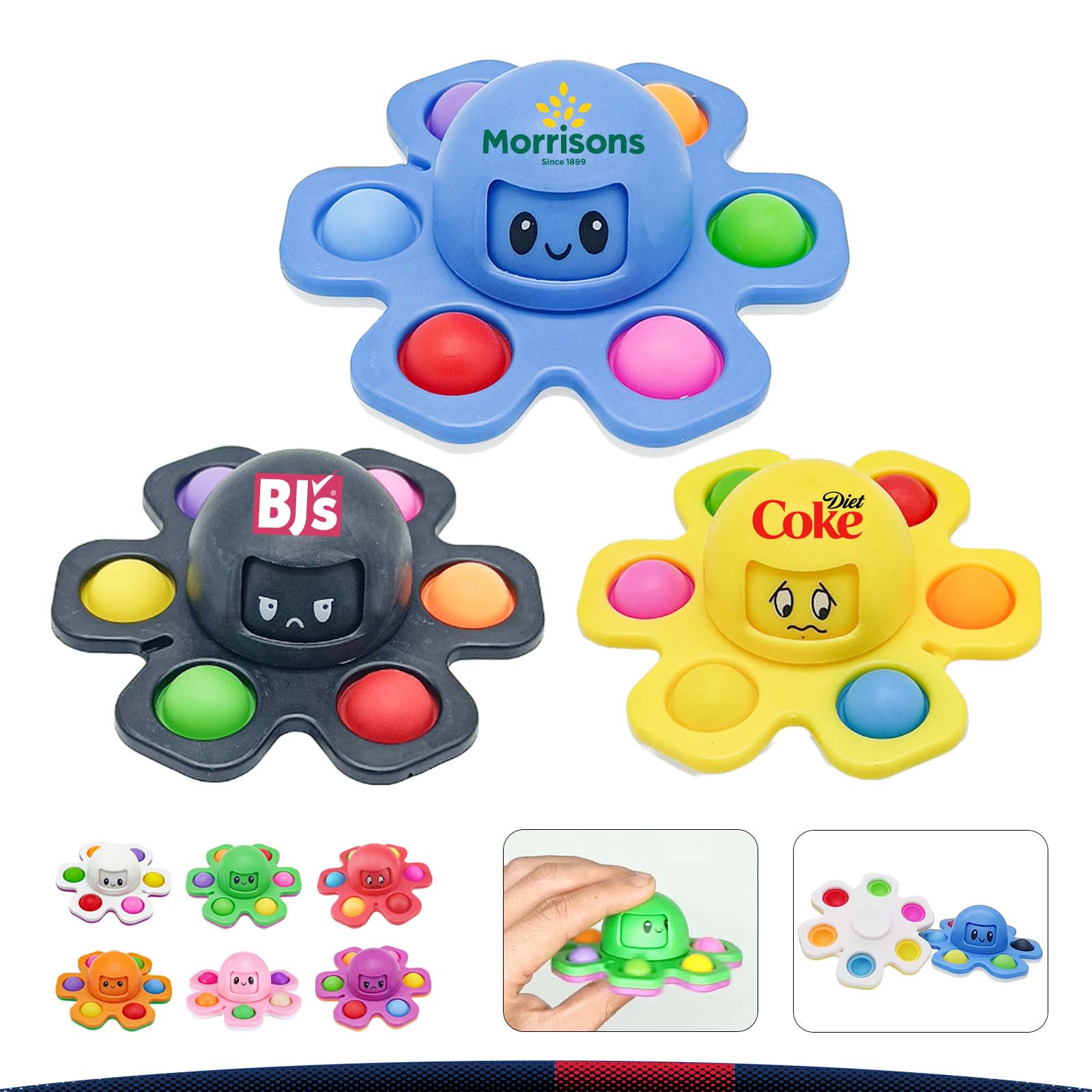 Mehai Push Bubble Fidget Spinner 6