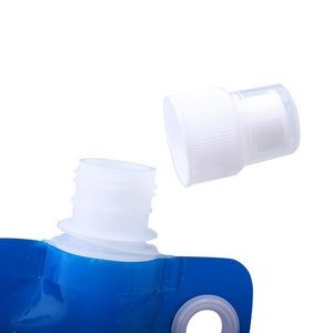 Snap Button Foldable Water Pack With Carabiner 8