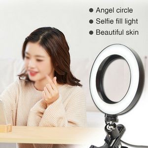 6 Inch Led Selfie Ring Light W/ Laptop Clip 4