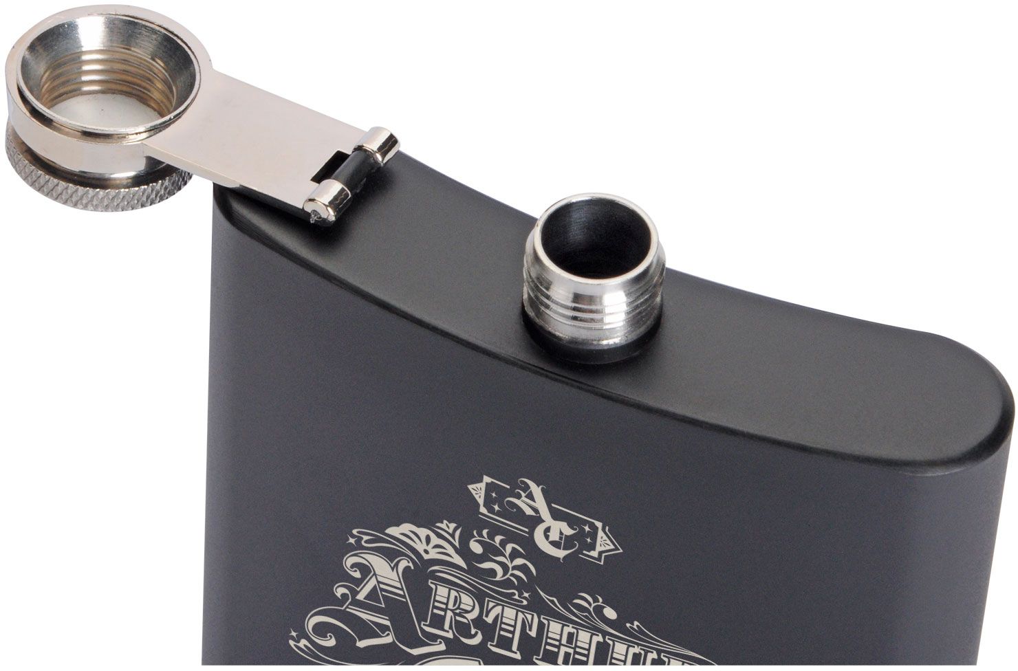 SARATOGA STAINLESS FLASK 6 OZ 9