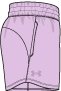 UA Vanish Crinkle Long Women's 5 Shorts 1