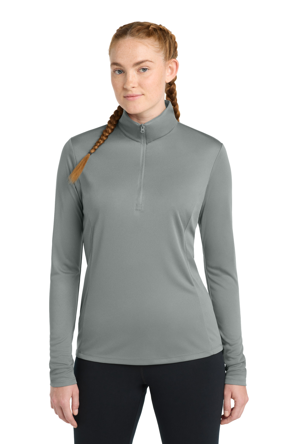 Sport-Tek Women's PosiCharge Competitor 1/4-Zip Pullover. LST357, custom hoodie or sweatshirt with logo imprint 8