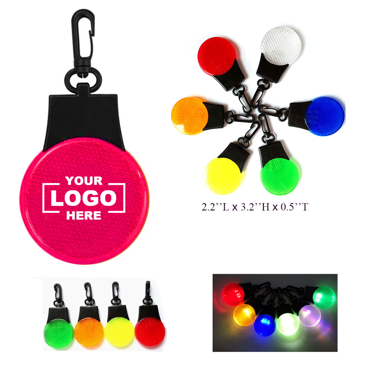  Night Safety LED Light Keyring 5