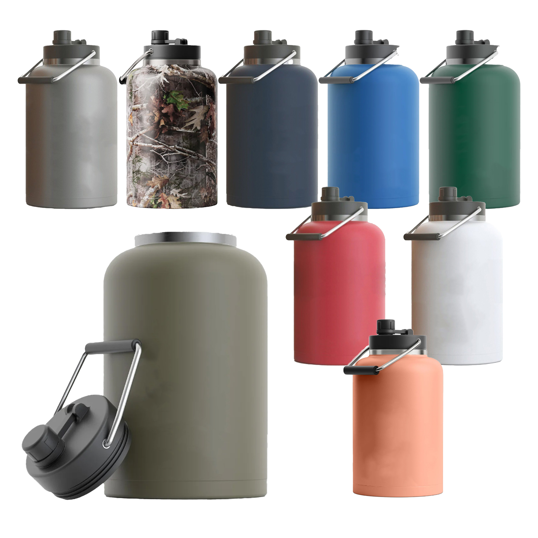 RTIC One Gallon Ringed Stainless Steel Jug 2