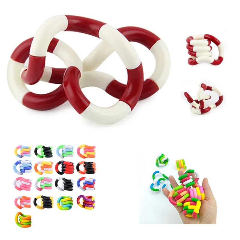 18 Sections of Stress Relieving Morphing Rope Toys 4