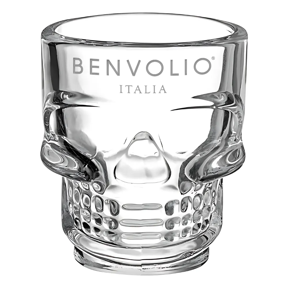 2oz. Skull Shot Glass 9