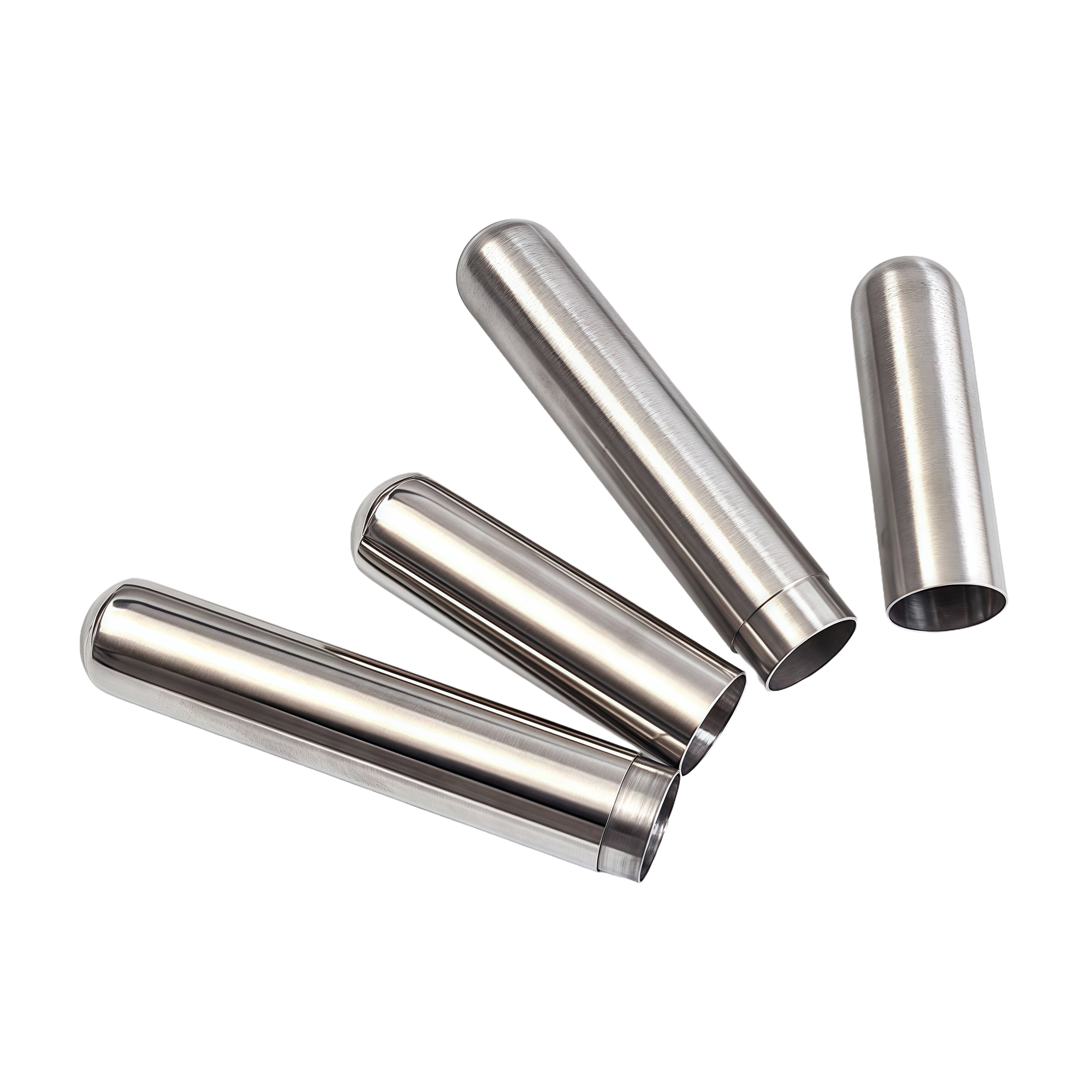 Stainless Steel Cigar Holder Humidor Tube - Single Cigar Case 3
