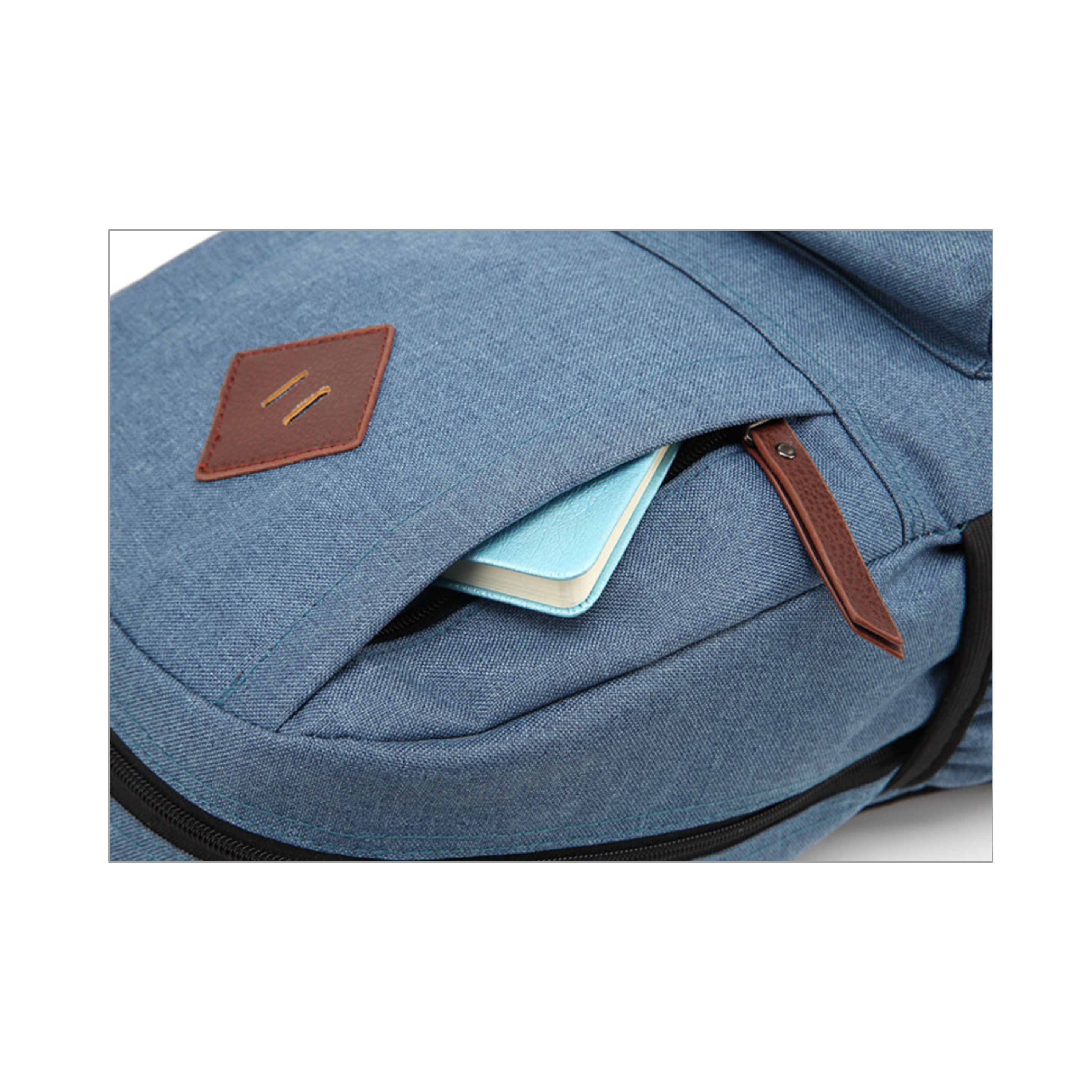 Laptop Backpack School Bag (direct import) 4