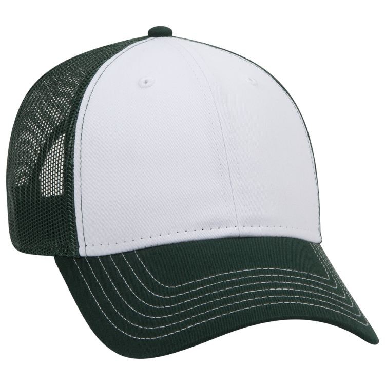 OTTO CAP® 6 Panel Low Profile Mesh Back Trucker Hat 155