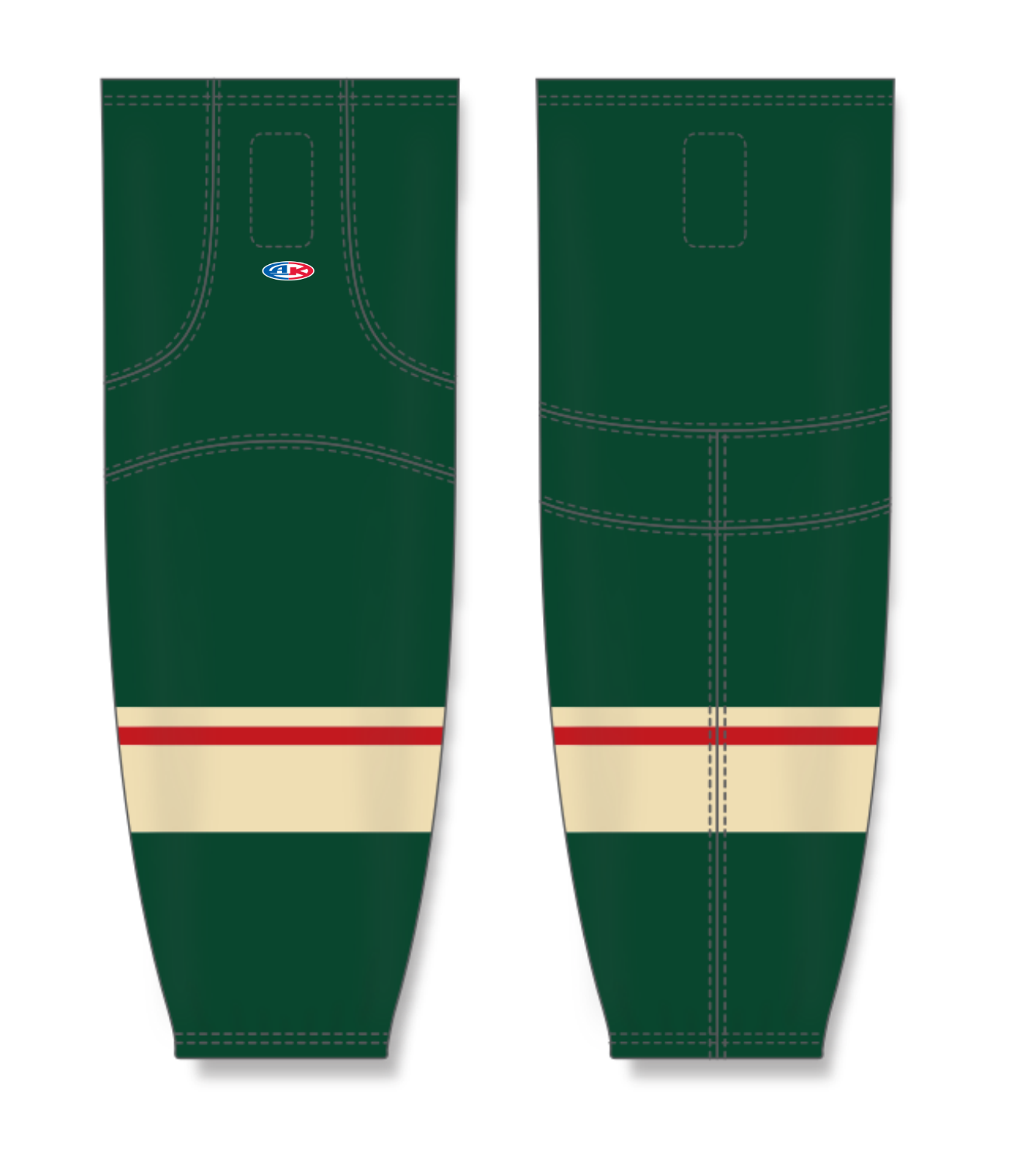 Cut & Sew Pro Hockey Socks HS2100-G156 3
