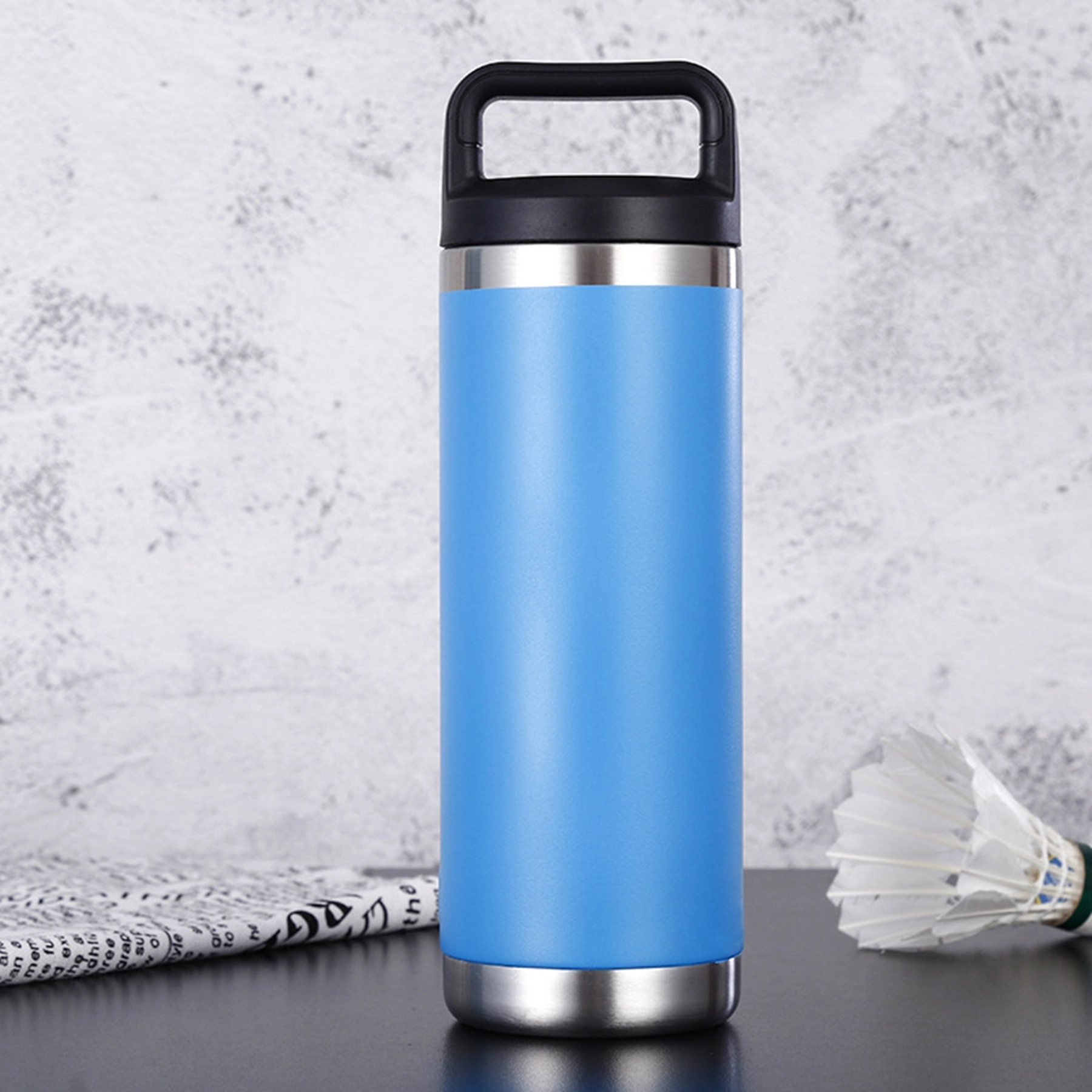 18 OZ Double Wall Vacuum Stainless Steel Mug with Laptop Lid 4