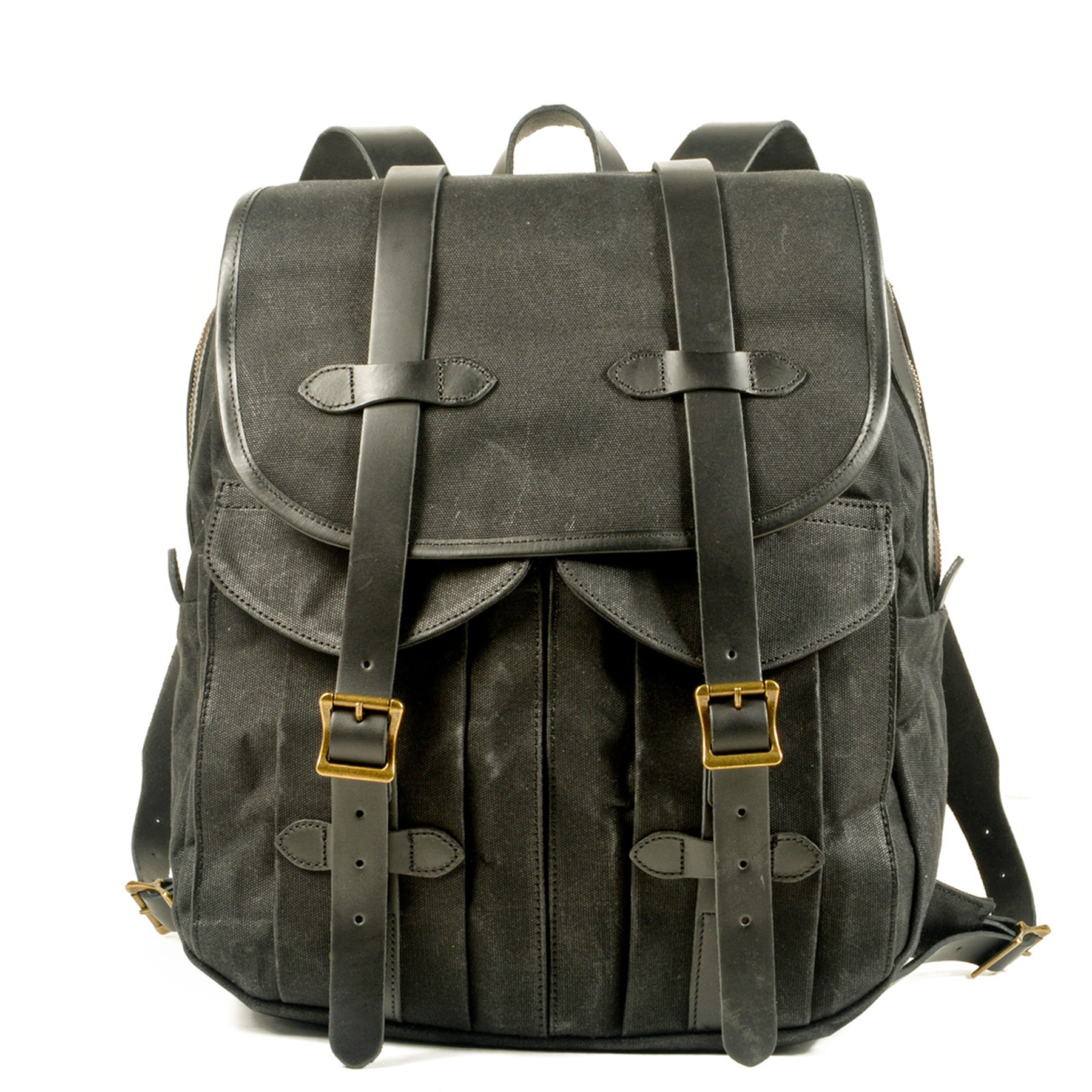 Canvas Oil Wax Hiking Backpack 2