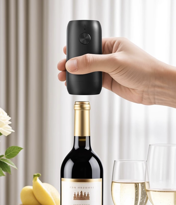 Electric Wine Saver & Preserver Pump with Vacuum Wine Stopper 3