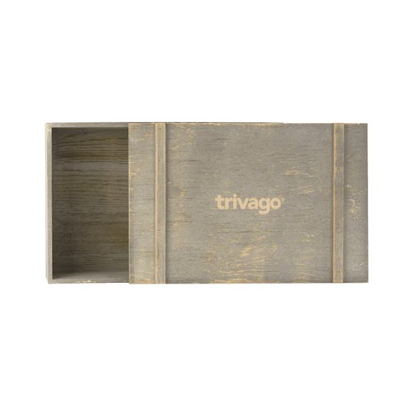 14" x 9" x 4.5" Wooden Gift Box 2