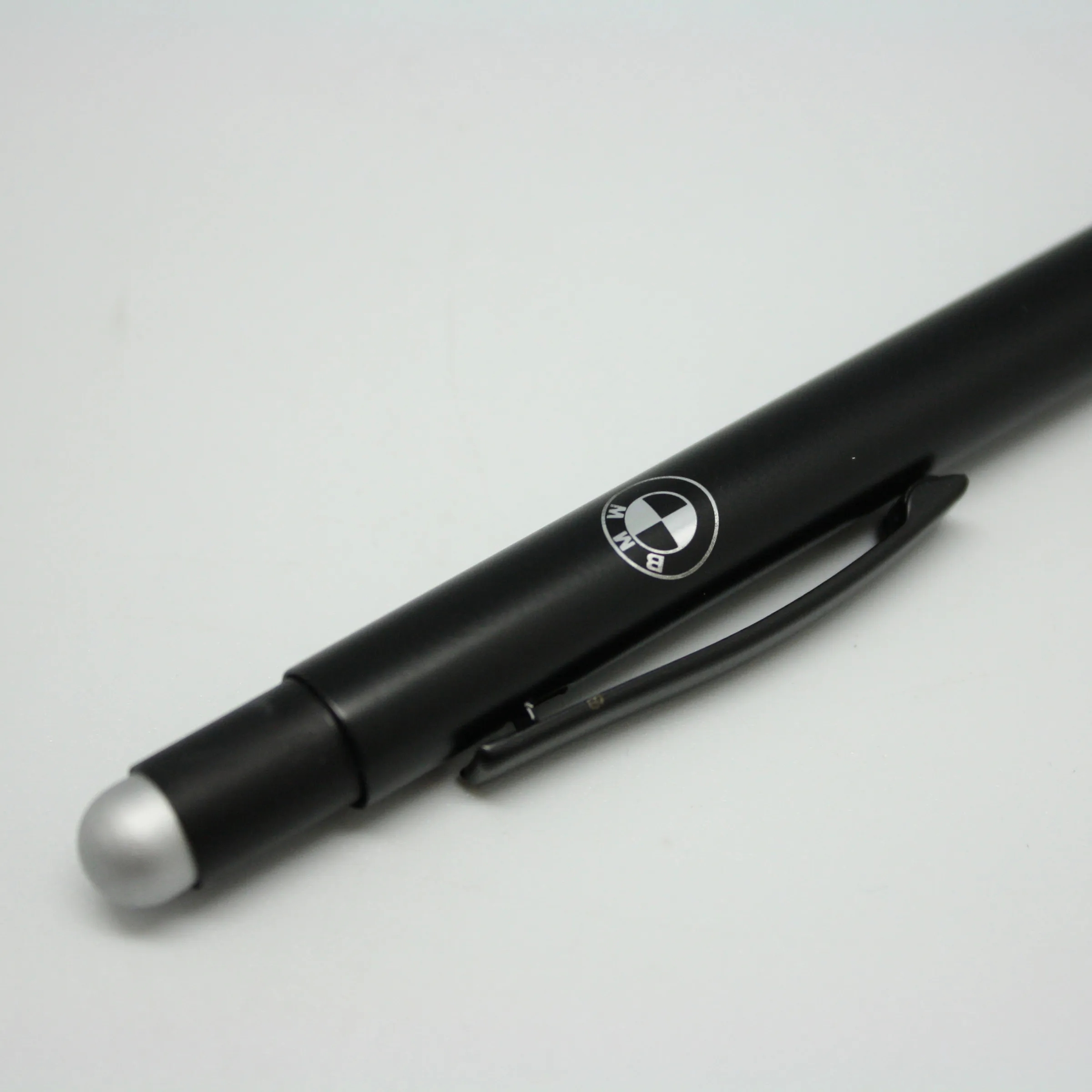 Color Chrome Engraved Soft Rubber Click Ballpoint Stylus Pen 7