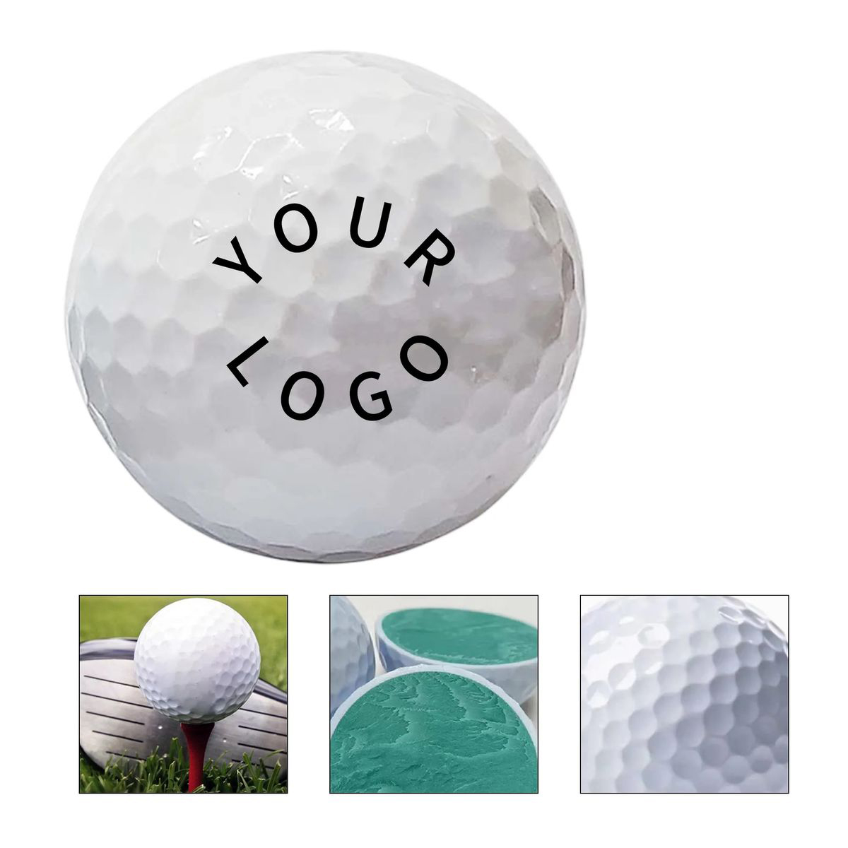 Set of Three Golf Balls in Clear Tube Pack 1