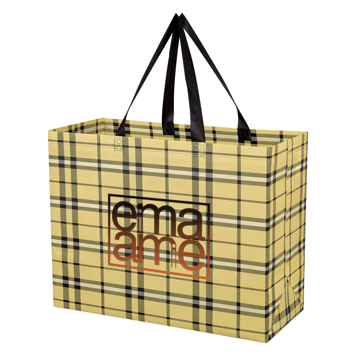 Soho Tartan Laminated Non-Woven Shopper Bag 3