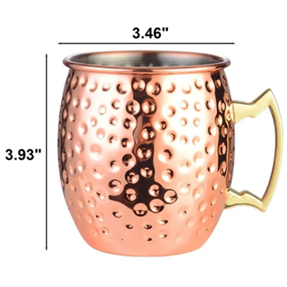 18 oz Stainless Steel Moscow Mule Cup 6