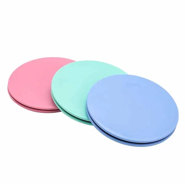 Dual Sided Exercise Gliding Discs Core Yoga Sliders 1 Pair 5