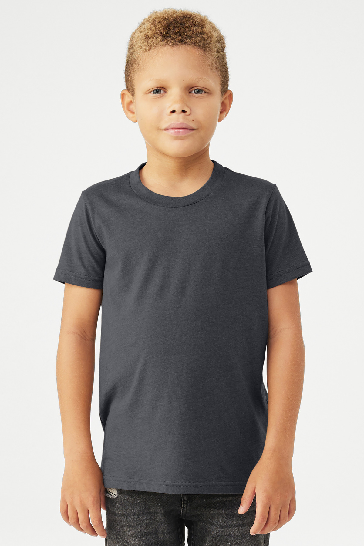 BELLA+CANVAS Youth Heather CVC Tee BC3001YCVC 121