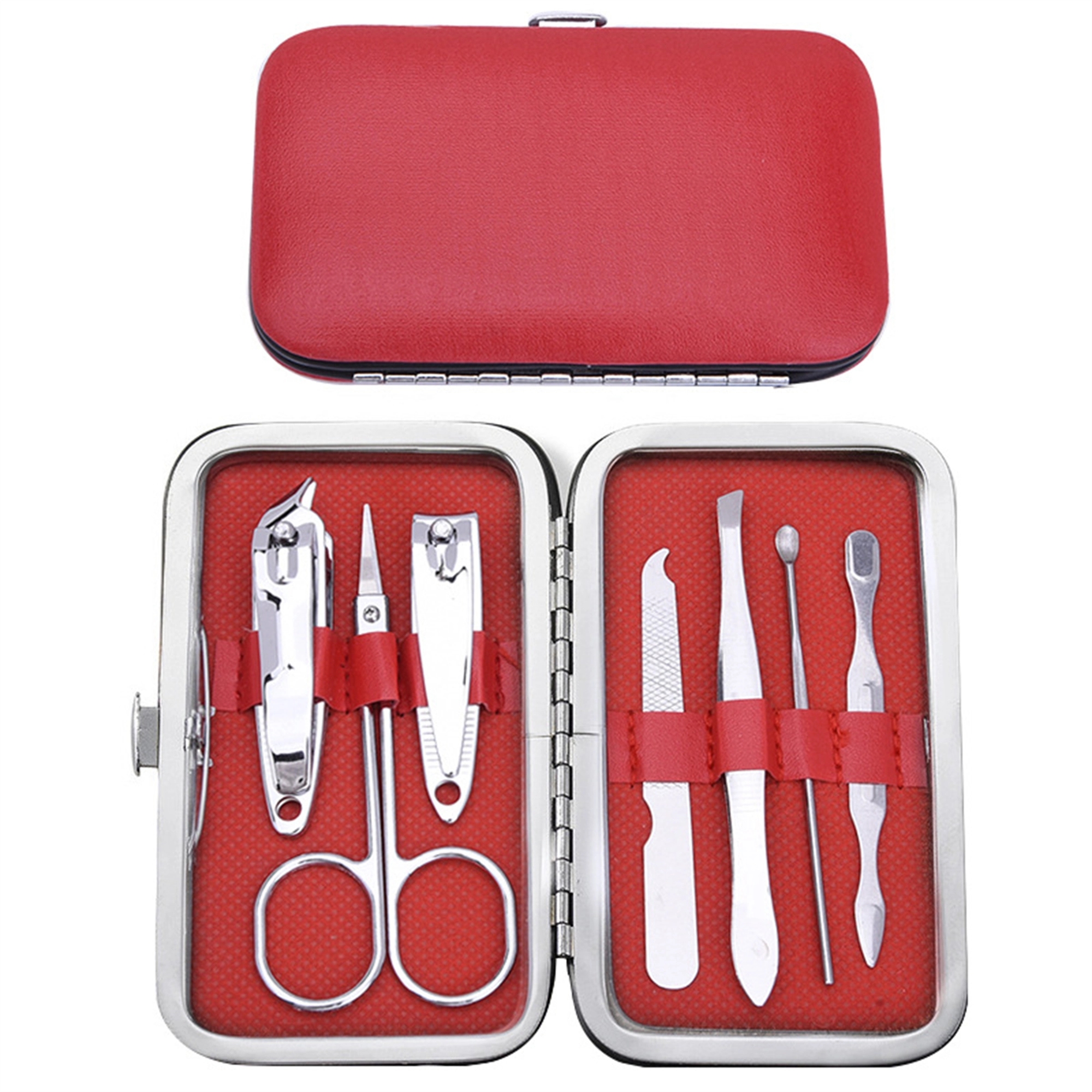 Stainless Steel 7 in 1 Set Manicure Makeup Tool 10