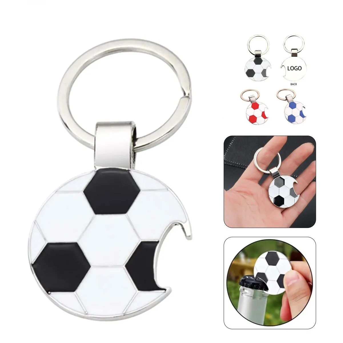 Football Corkscrew Keychain 4