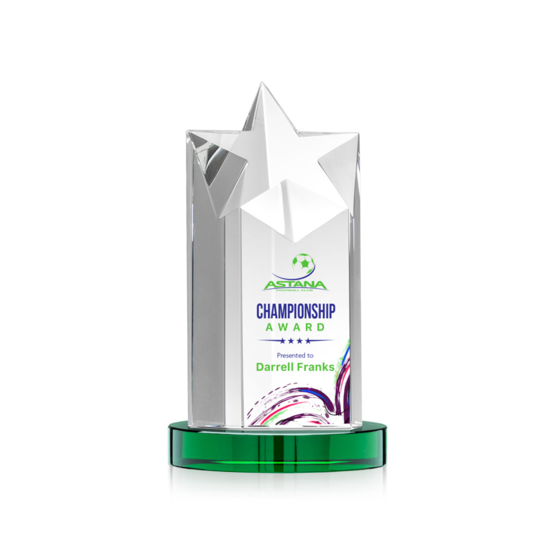 Berkeley VividPrint™ Award on Condor Base - Green 23