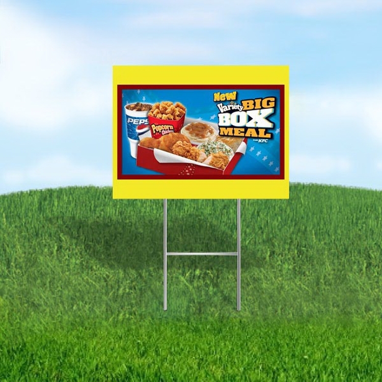 Campaign Coroplast Signs - 24 x 46 - 1-Sided 2