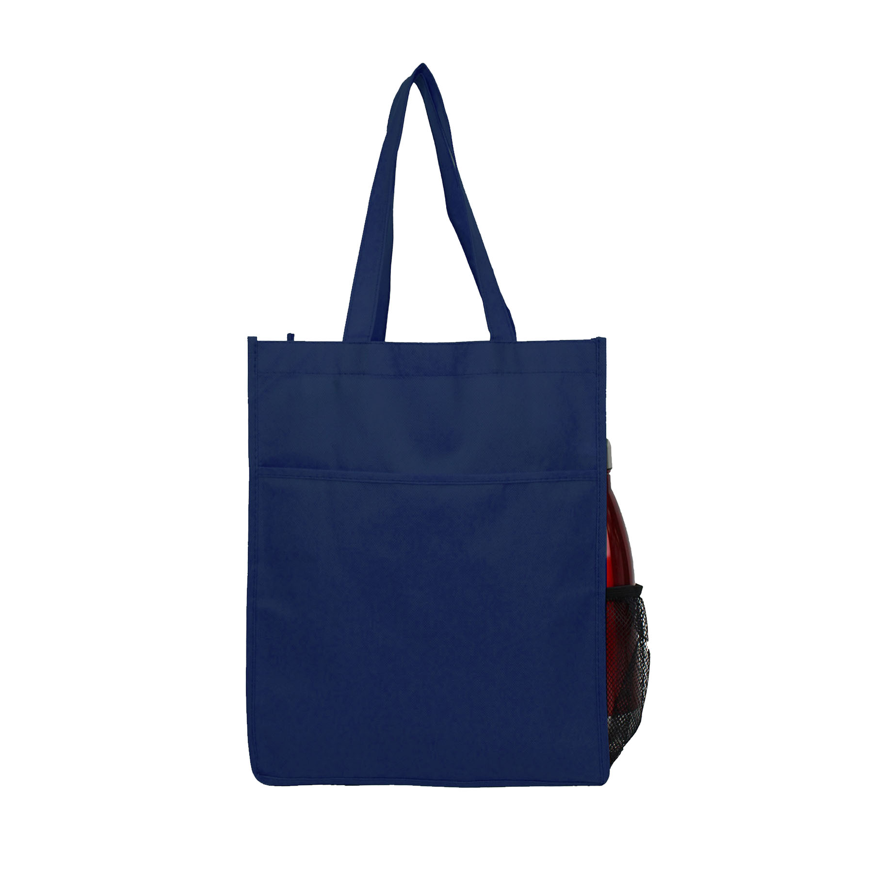 Eco Friendly 90+ GSM Non-Woven Pocket Shopper Tote 7