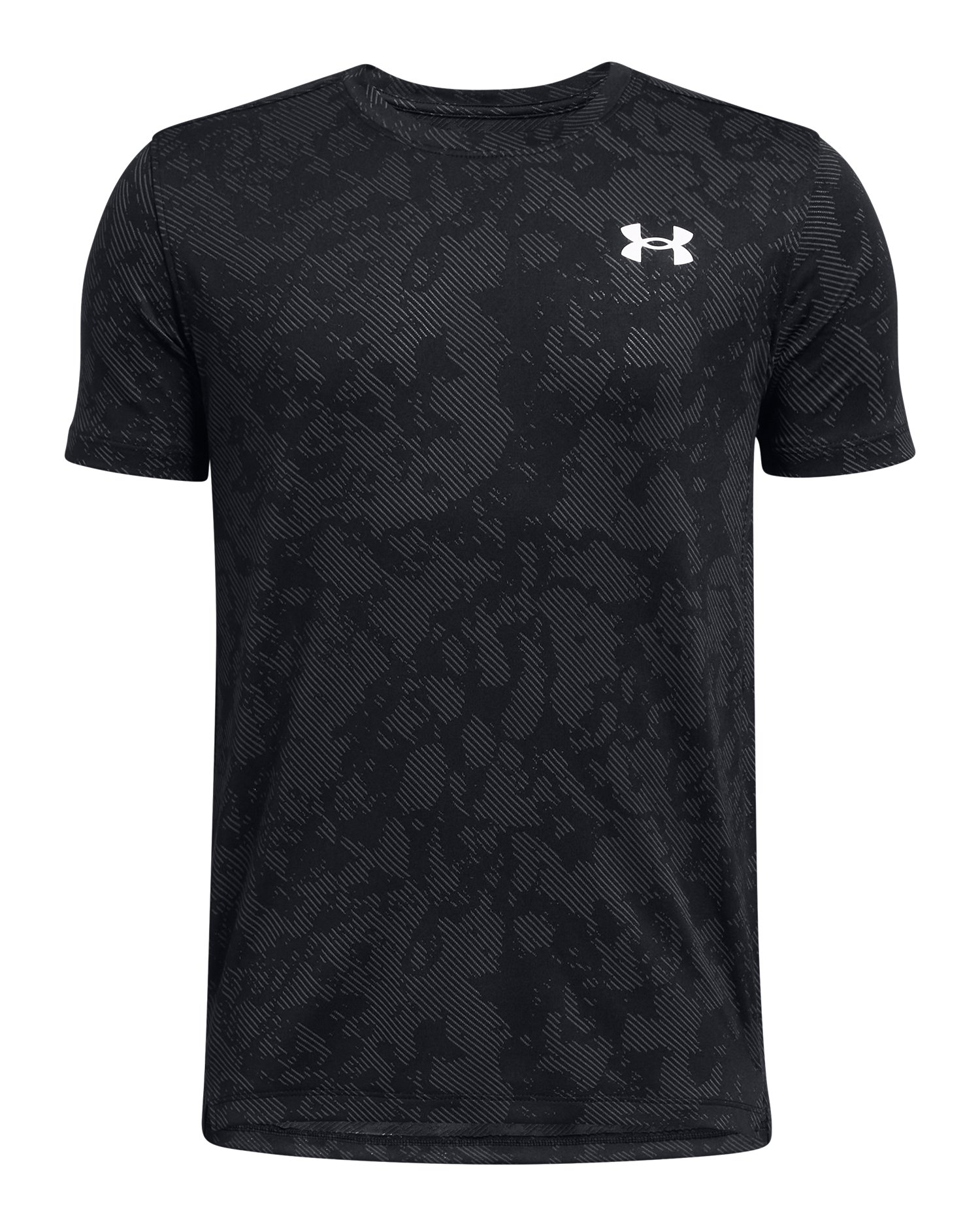 UA Tech Vent Geode Boys' Short Sleeve 12