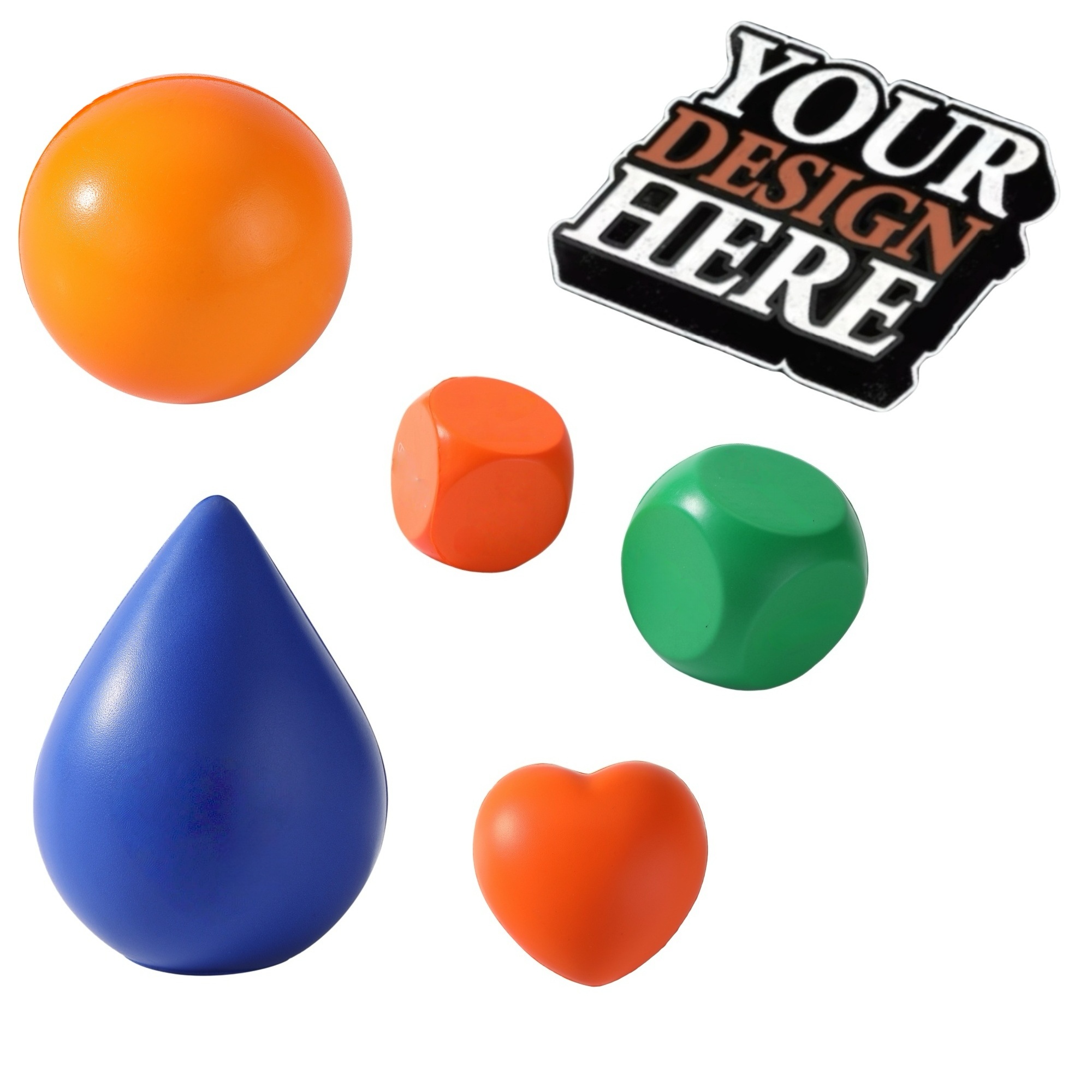 Customized Foam Stress Relief Game Ball 2