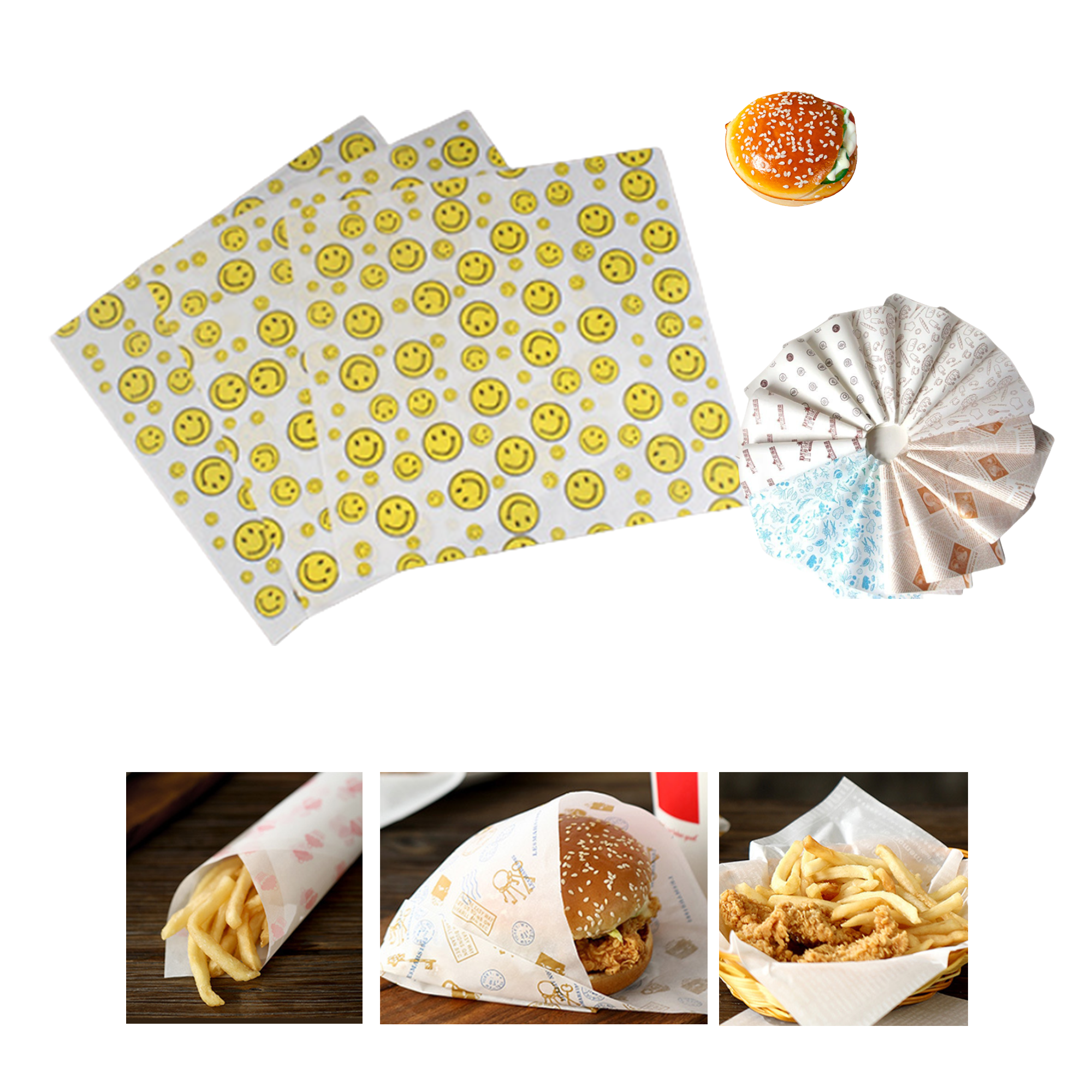 Food Wrap Deli Wrapping Paper MOQ1000 1