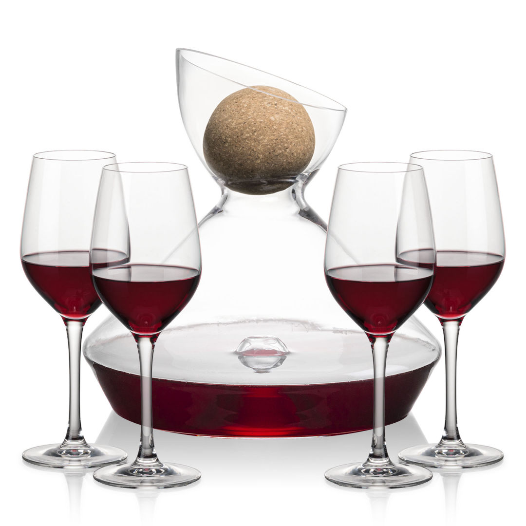Woodbury Carafe w/Cork Stopper & Lethbridge Wine 1
