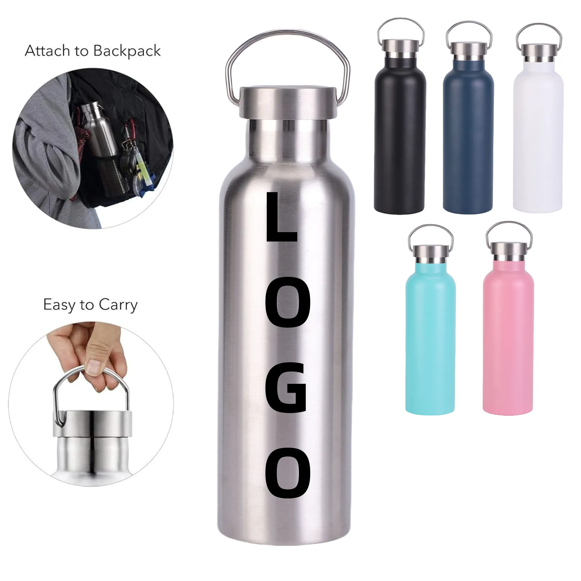 MOQ 17oz Stainless Steel Vacuum Insulated Double Wall Bottle 7