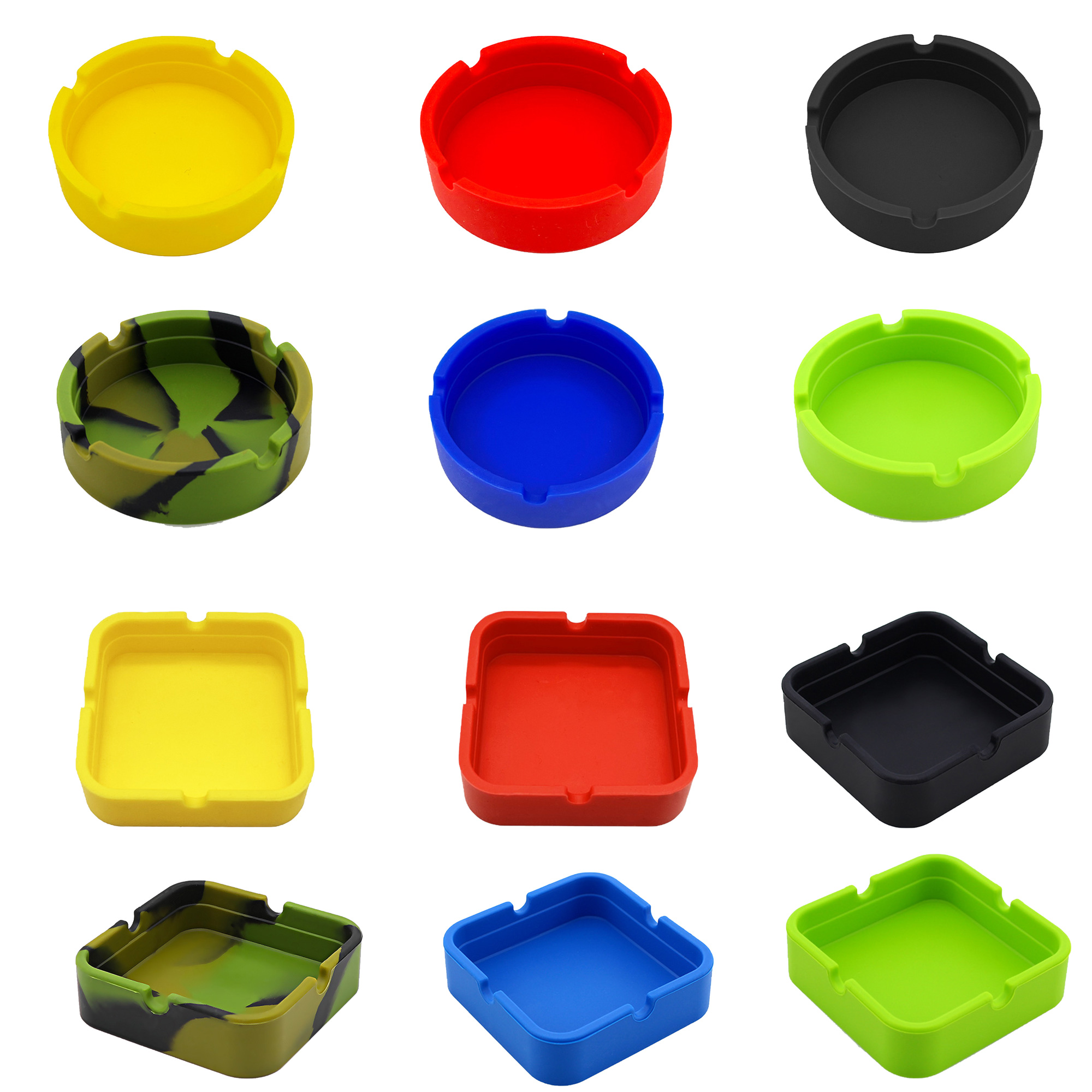 Silicone Rubber Heat Resistant Ashtray 2