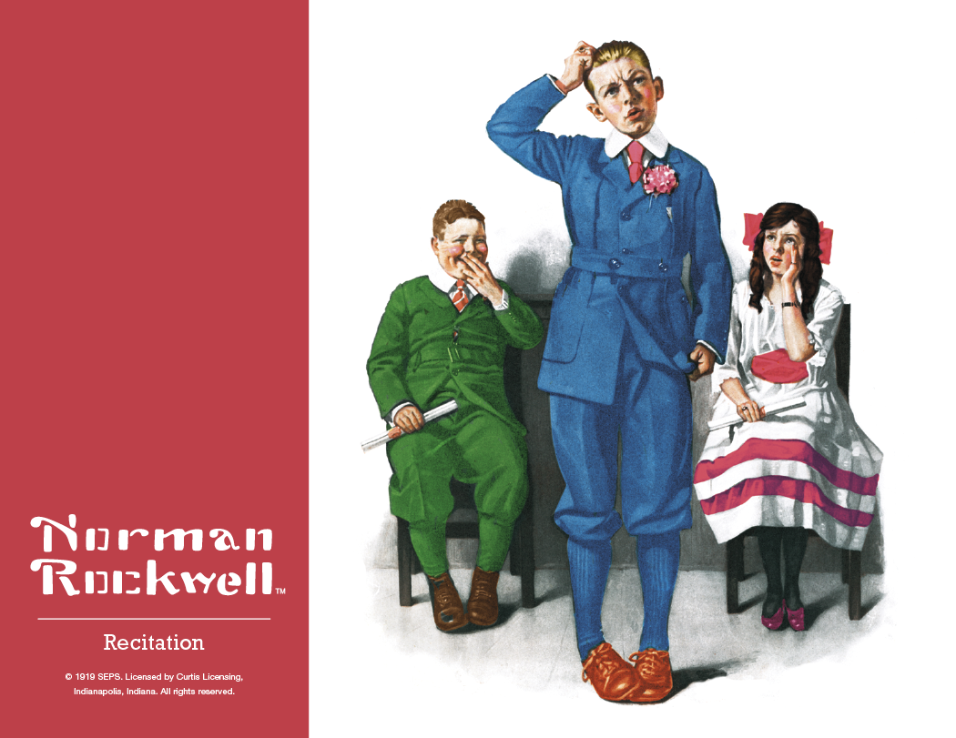 HotLine® Products Norman Rockwell Appointment Calendar - Spiral 7