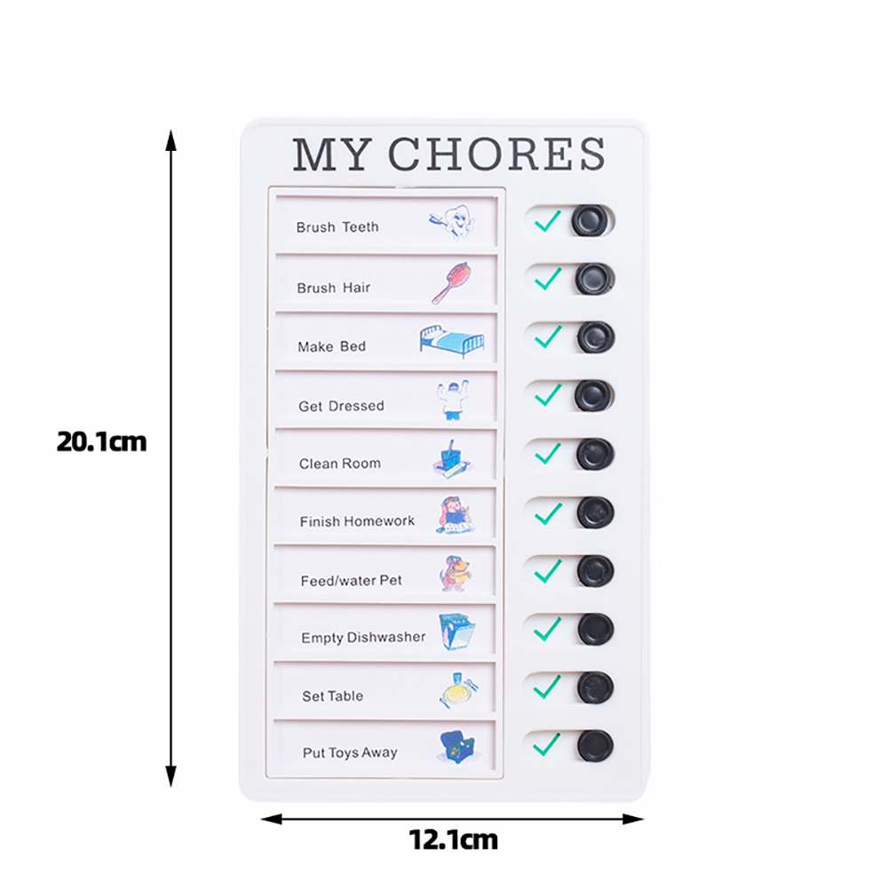 RV Checklist Memo Plastic Board 3