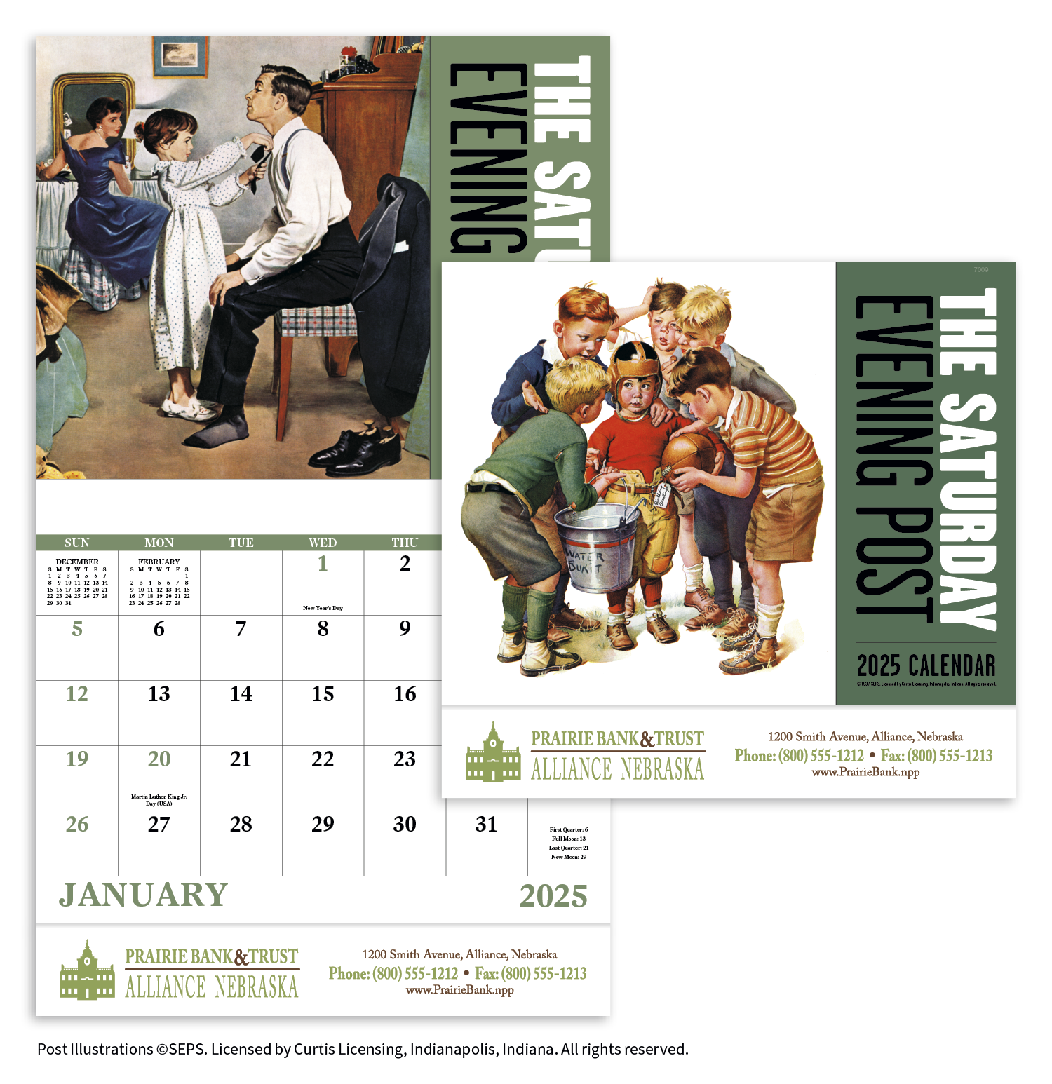 Good Value™ The Saturday Evening Post - Stapled Calendar