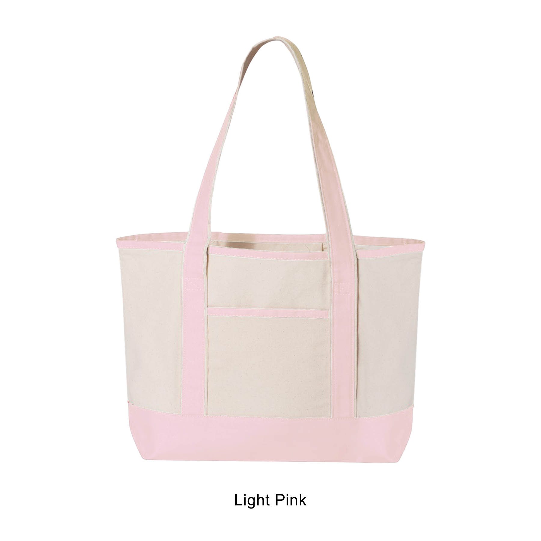 12 oz. Small Heavy Canvas Deluxe Pocket Tote Bag_R116BT 10