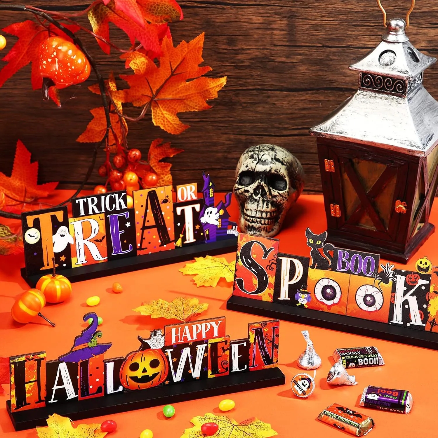 3 Pieces Halloween Table Decorations 3