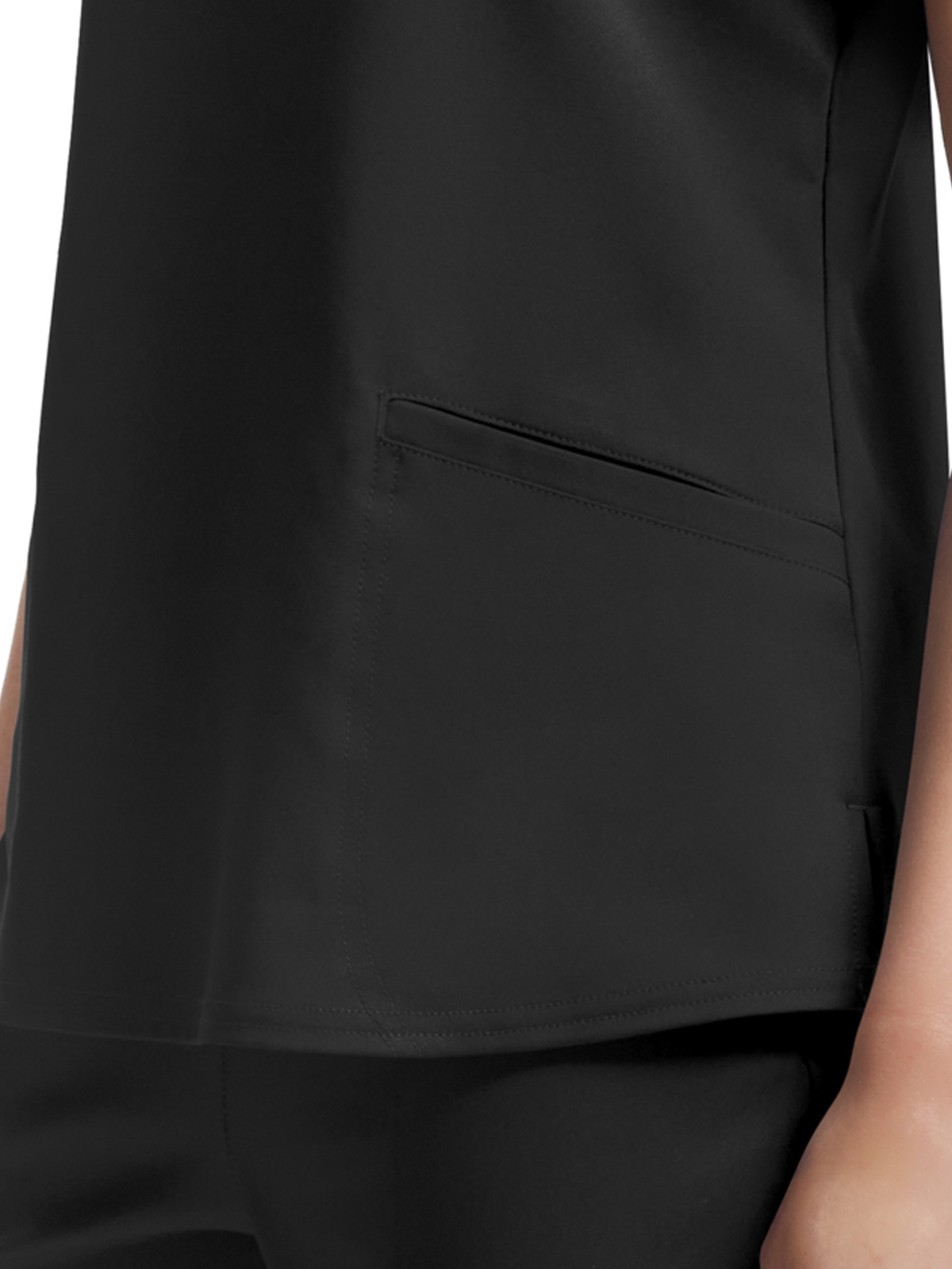 White Cross - VIBE - Women's Three-Pocket Curved V-Neckline Top 41